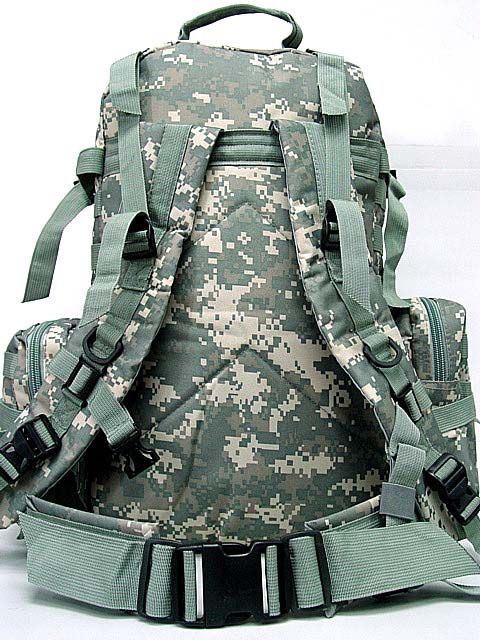 US Tactical Molle Assault Backpack Bag Digital ACU Camo  