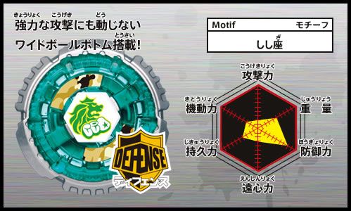 TAKARA BEYBLADE METAL FUSION ROCK LEONE 145WB BB30  