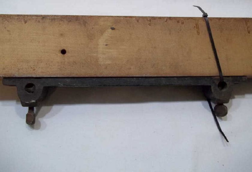 Antique Large Industrial Wooden Paper Cutter  