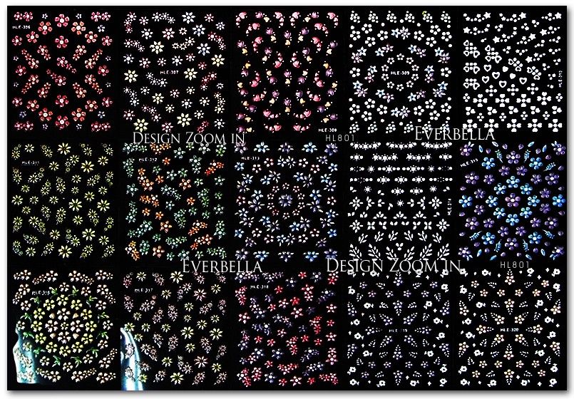 30 sheets 1500+ Nail Art Design Stickers Decal HL801  