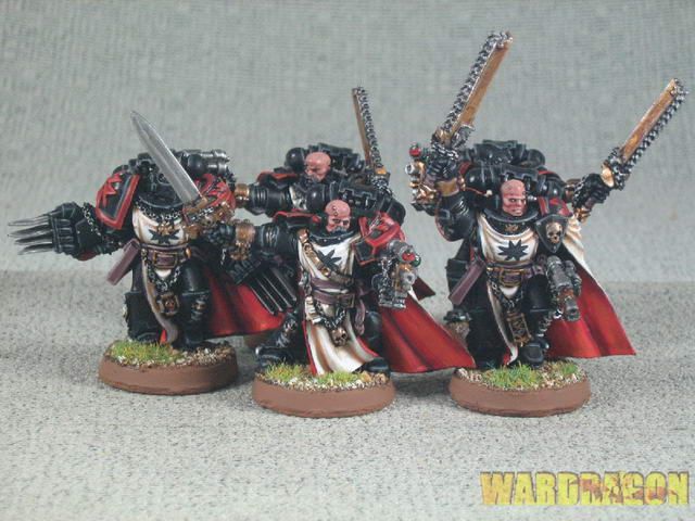 40K WDS Pro painted Black Templars Sword Brethren h75  