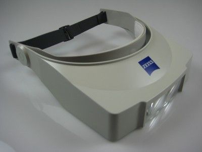 ZEISS D 6 WATCHMAKERS PROFESSIONAL HEAD WORN LOUPE L  