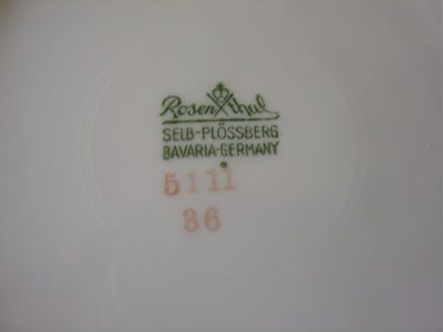 Rosenthal China Salad Plate Bountiful Gold Wheat  