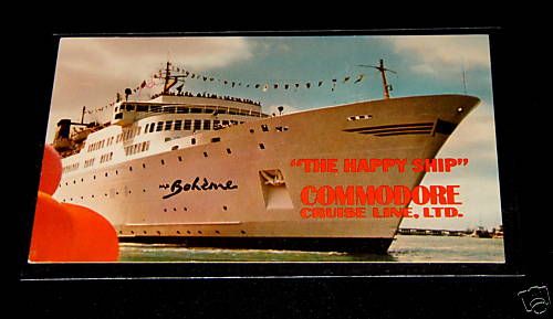 BOHEME Postcard   SCIENTOLOGY FREEWINDS Collectible  