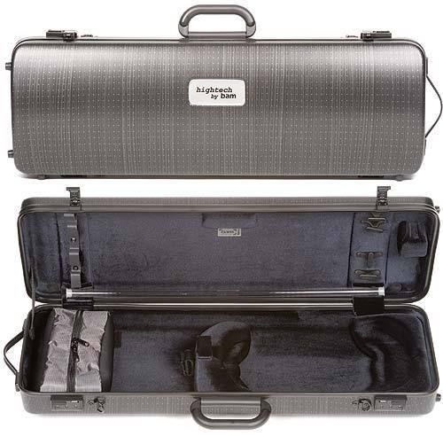 Bam France Hightech 4/4 Violin Case with Black Lazure Finish  