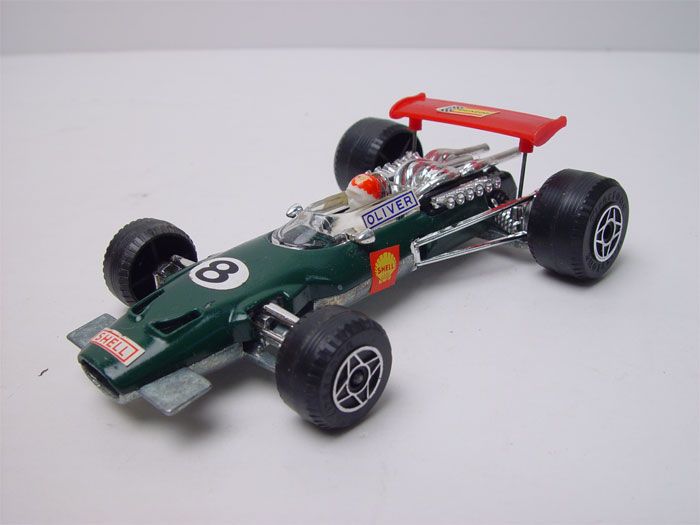 Vintage Politoys Green BRM 136 Die Cast Race Car 1/32  