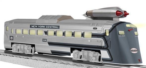   NEW YORK CENTRAL JET POWERED BUDD RDC #M 497 O Gauge Item #6 38429