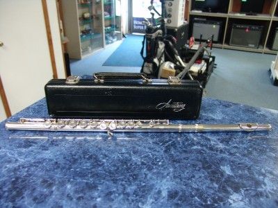 Armstrong 104 Silver Plated Closed Hole Student Flute w/Case  