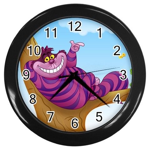 CHESHIRE CAT on the tree rare HOT wallclock clock new  