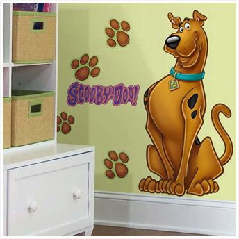 SCOOBY DOO GIANT WALL MURAL PEEL N STICK  