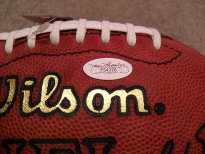 ROGER STAUBACH Signed Football Official Wilson JSA  