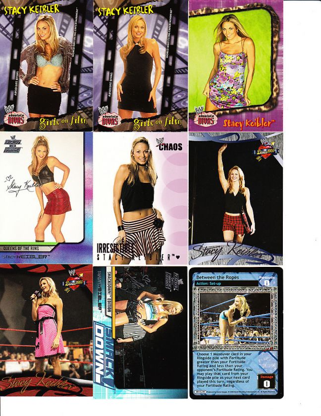 Stacy Keibler Lot 10 Different (See Scans) WWE  