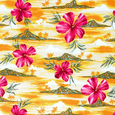 YD NYLON LYCRA SPANDEX FABRIC 2W TROPICAL PRINT  