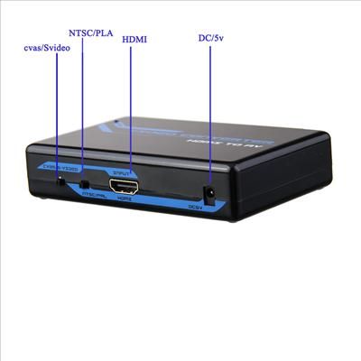 HDMI to 3RCA AV Audio Video/Composite S video Converter for PS3 DVD 