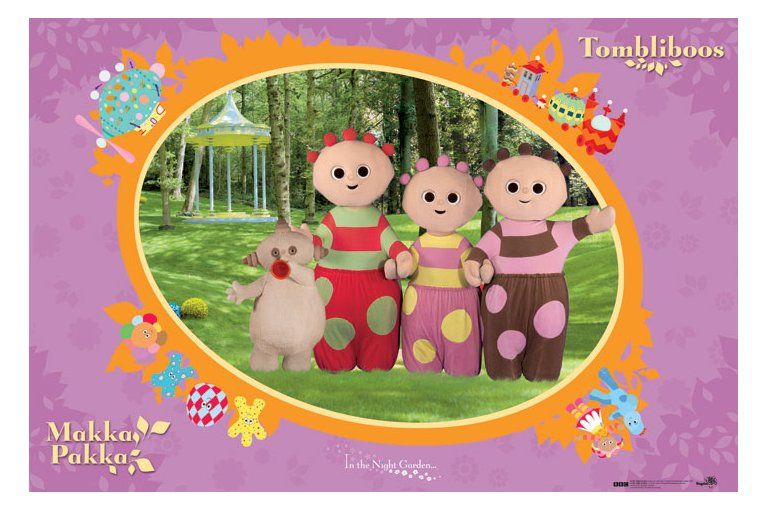 POSTER ===Night Garden   Makka Pakka & Tombliboos===NEW  