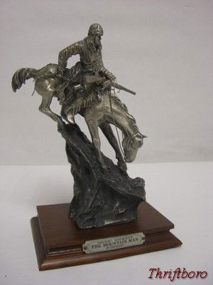 Chilmark Pewter THE MOUNTAIN MAN Frederic Remington Inspired Western 