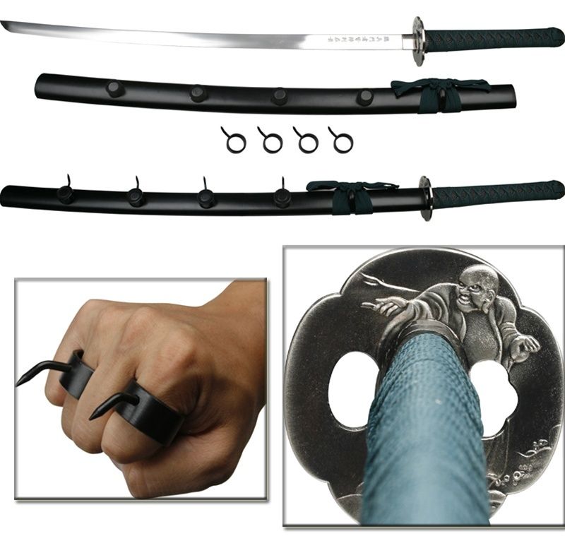 Ninja katana w. ring claws  