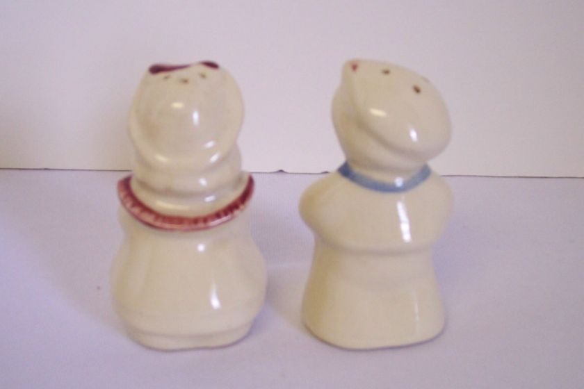 Shawnee Bo Peep and Sailor Salt and Pepper Shakers  