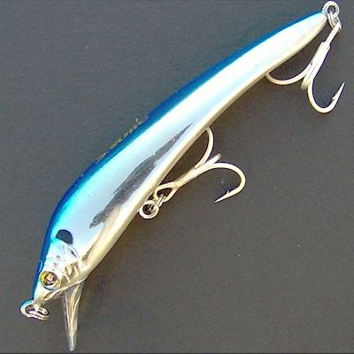 Sebile Koolie Minnow 90 SL ~ Suspending ~ Blue Chrome  