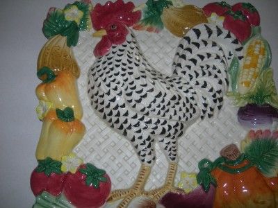 Collectible Rooster Plate by Fitz & Floyd  