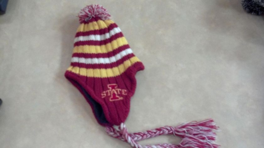 IOWA STATE CYCLONES BEANIE, STOCKING CAP, KNIT HAT, Adult BEANIE 