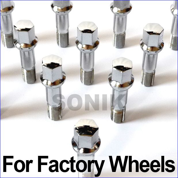 Mercedes (20) Wheel Lug Bolts S55 S63 S65 AMG W220 W221  