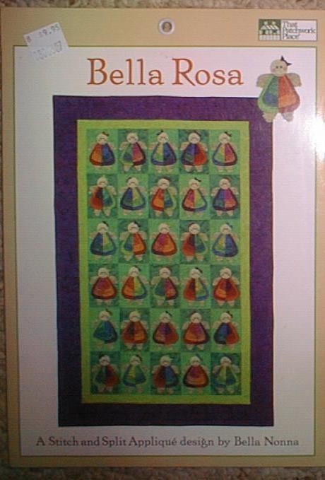 PATCHWORK PLACE~BELLA ROSA NONNA~APPLIQUE QUILT PATTERN  