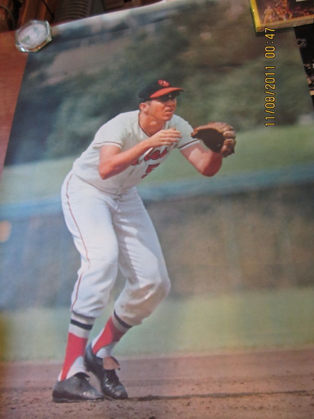 1968 Brooks Robinson orioles sports Illustrated Poster rarest  