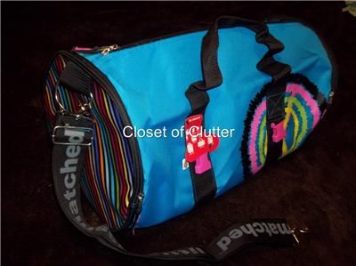 NWT LITTLE MISS MATCHED MissMatched Full Size Duffle Overnight Bag 