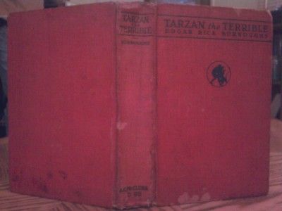   THE TERRIBLE 1921 1ST ED/1ST STATE McCLURG BURROUGHS GD++  