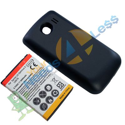 NEW 3600mAh extended battery LG Optimus S ; Optimus U; Optimus V 