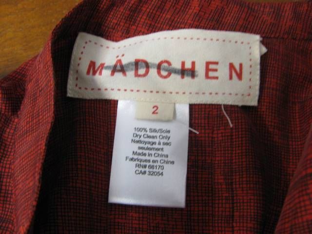 NWOT Madchen Cross Hatch Dress   Size 2  