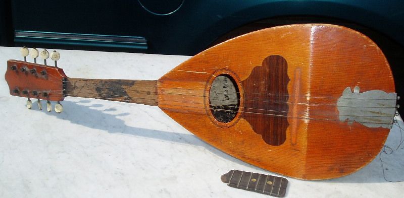 Antique Lottie Collins Mandolin  