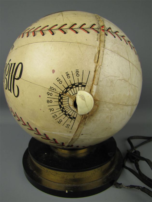 Rare Vintage 1945 OFFICIAL LEAGUE Baseball Tube Radio  