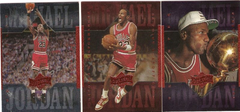 38 michael jordan athlete of the century card 1999 ud  