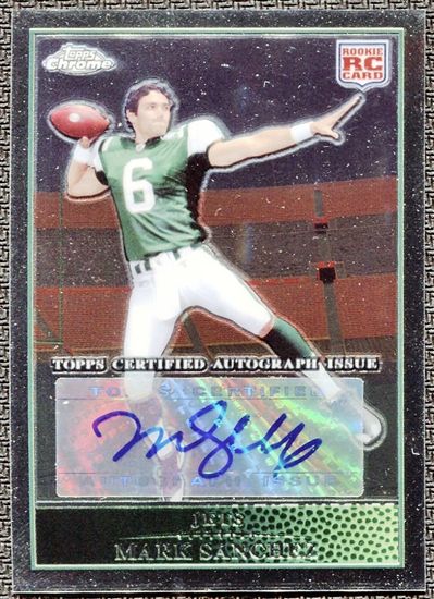 2009 Topps Chrome Rookie Autographs #TC220 Mark Sanchez B RC Auto 