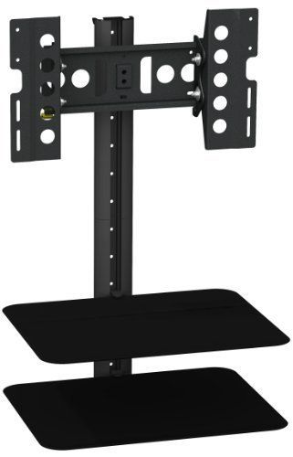 AVF ESL422B T Tilt and Turn TV Mount with 2 AV Shelves, Cable 