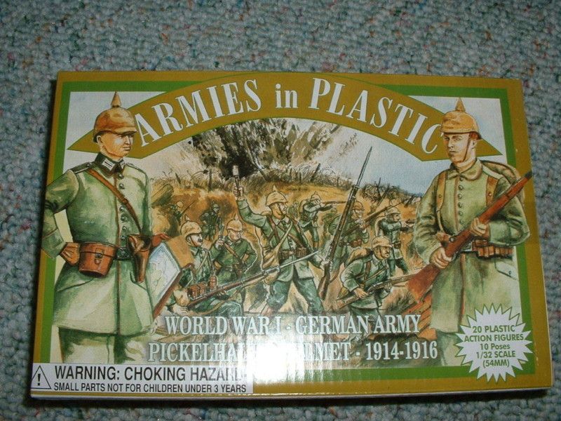 Armies in Plastic 1/32 54mm WW1 German Pickelhaube  