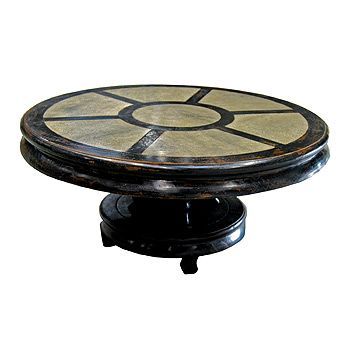 Round Coffee Table With Marble top 40 Chinese Turtle Spectacular 