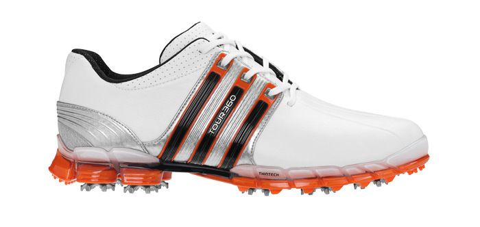   Tour360 ATV 672518 White/ Metallic Silver/ Energy Medium Golf Shoes