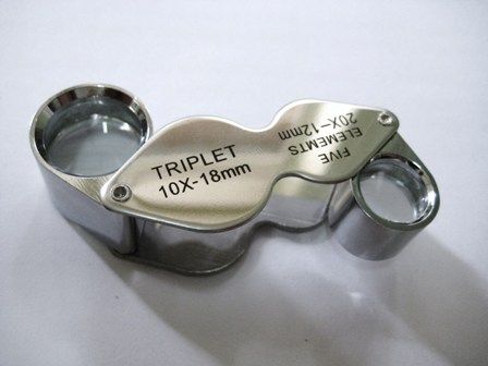 Quality 10x & 20x Jewelers Loupe Dual lenses Sale   