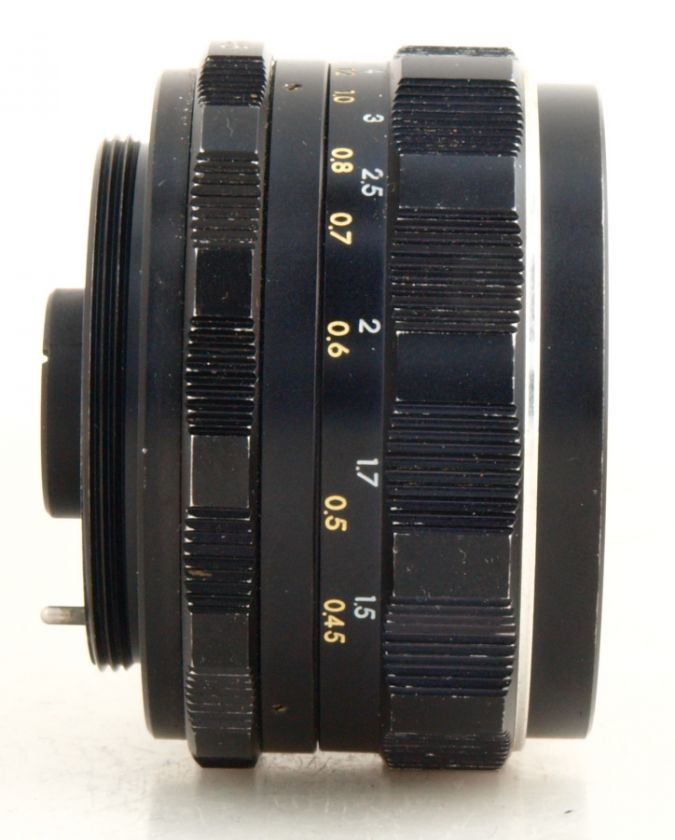 The lens made in Japan . Suitable filter diameter is 49mm . The 