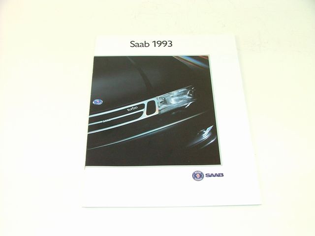 1993 SAAB Auto Sales Brochure SAAB Turbo 9000 Series  