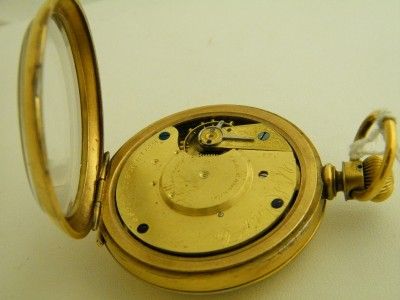 Vintage WALTHAM Size 16 pocketwatch RARE Dome Model Low serial number 
