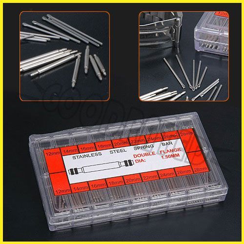 270 pcs. WATCH SPRING BARS & STRAP LINK PINS ASSORTMENT  