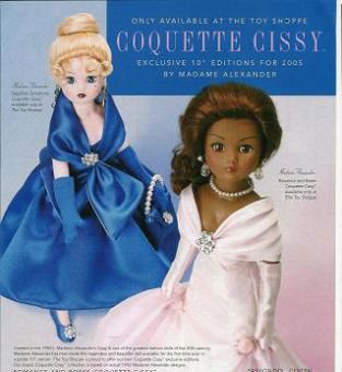 SAPPHIRE SYMPHONY COQUETTE CISSY 41245 Alexander Doll On SALE 89.95 