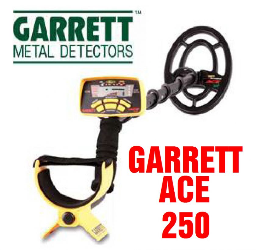 Garrett Ace 250 Metal Detector with 2 Year Garrett Warranty + Free 