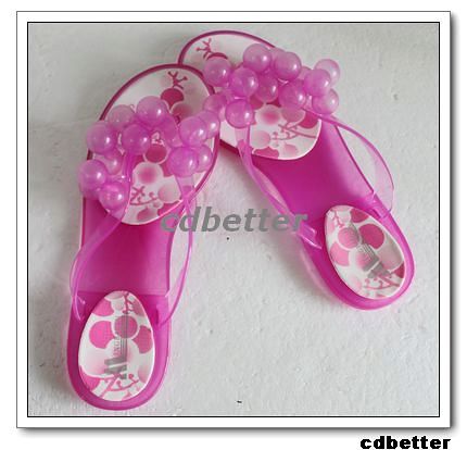 Womens Jelly Grapes Cute Flip Flops Sandals Slippers 8  