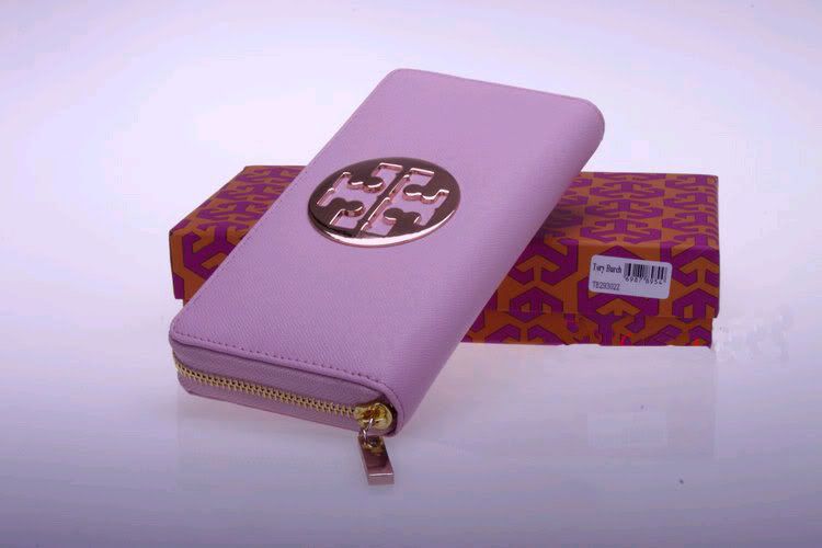   tory burch leather clutch wallet 3colourblack /gold /pink  