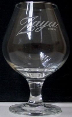 ZAYA RUM BALLOON SNIFTER GLASSES   Pair   Collectibles  